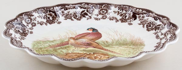 Dish large Pheasants c2005